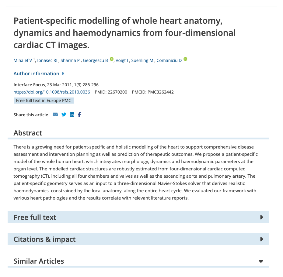 Patient-specific modelling of whole heart anatomy, dynamics and haemodynamics from four-dimensional cardiac CT images